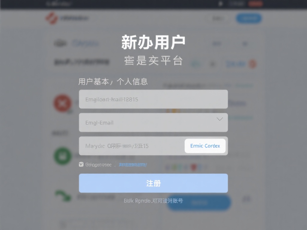 新用户首先需要完成平台的注册。这一步骤要求用户提供