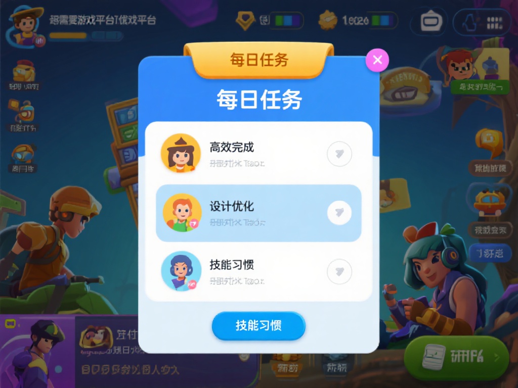 每日任务的高效完成不仅需要游戏平台的设计优化，也需